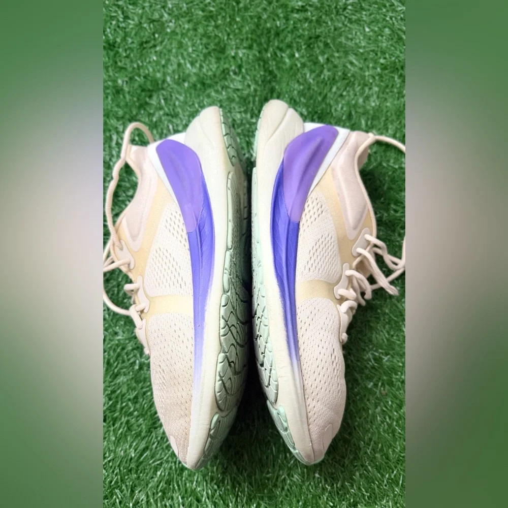 lululemon athletica Women's Cream and‎ Purple Athletic Shoes Size 7.5